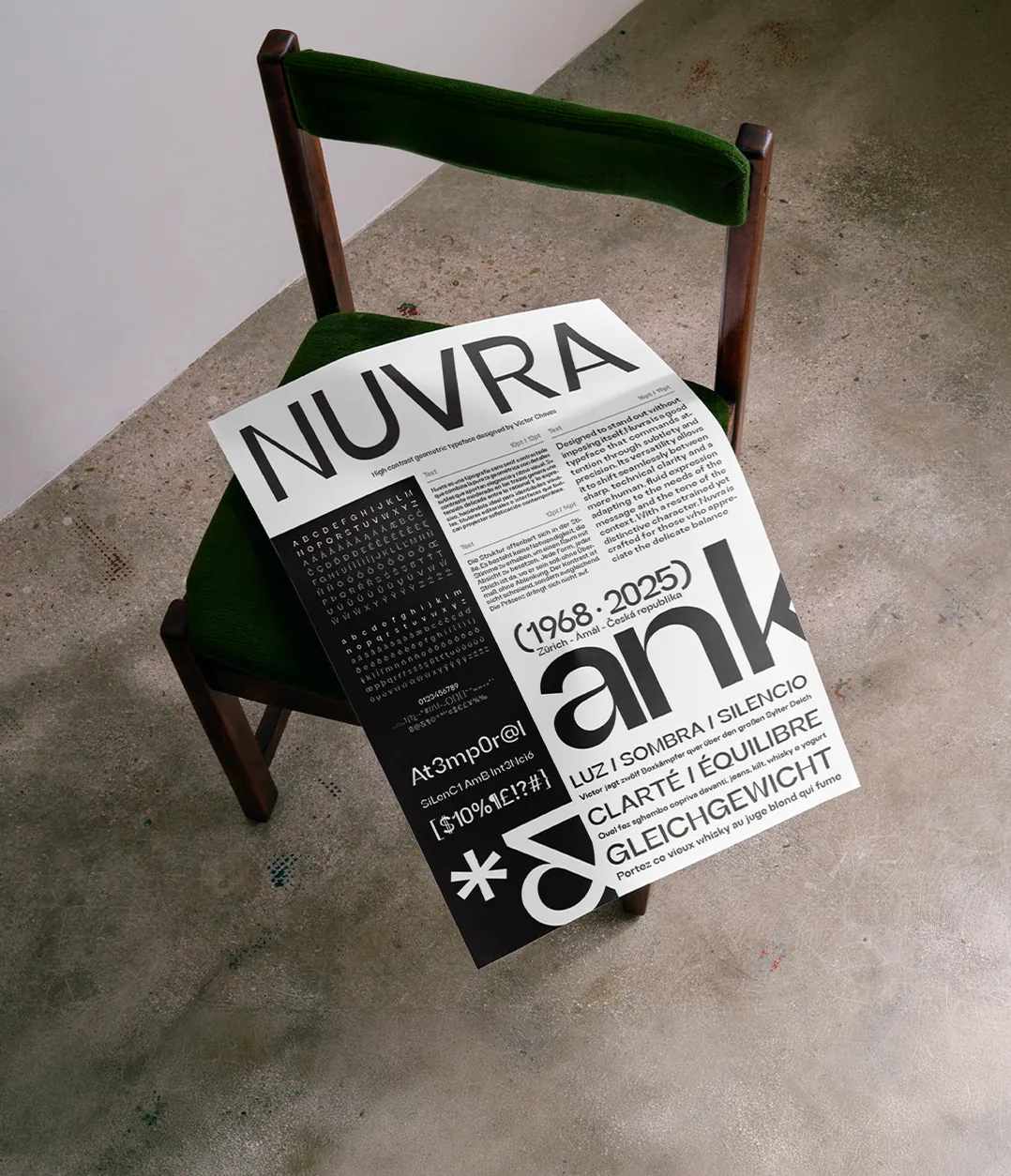 Nuvra — the specimen