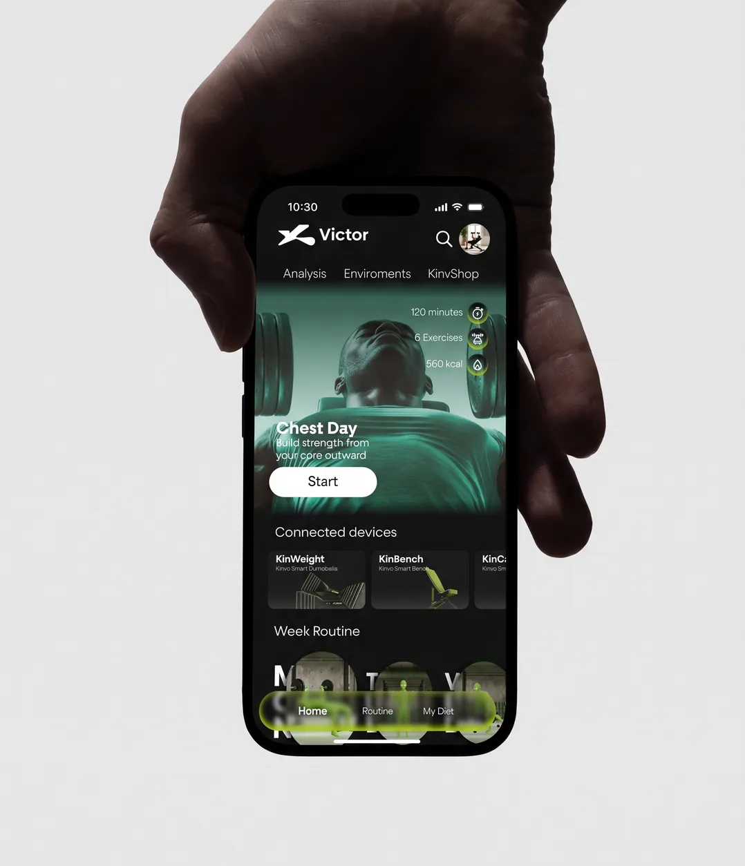 Kinvo — the app