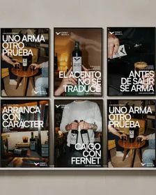 Fernet Branca — campaign poster in a hallway