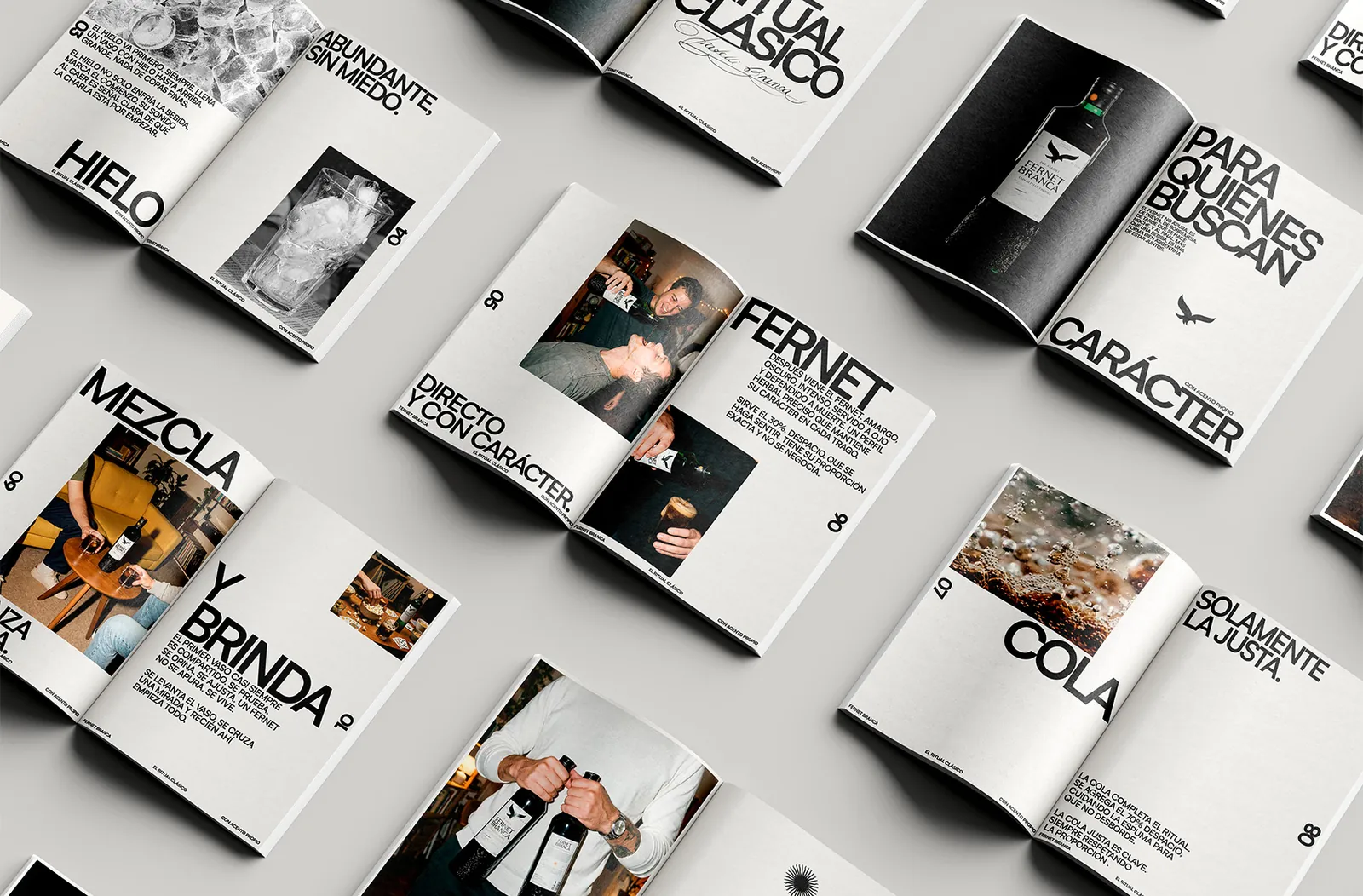 Fernet Branca — the editorial spreads