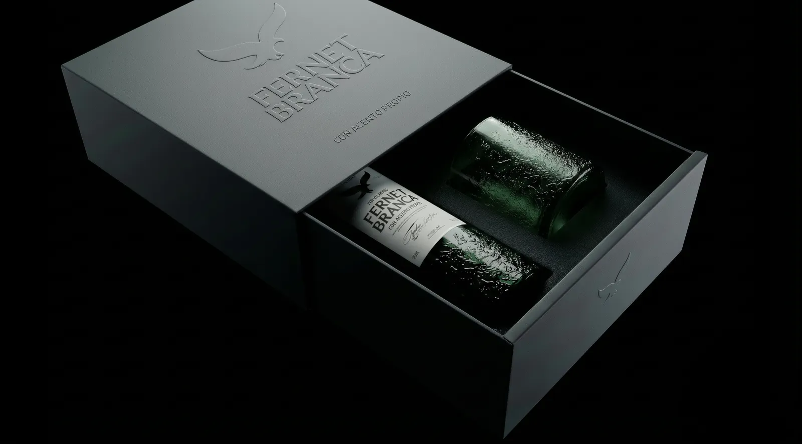 Fernet Branca — the embossed label