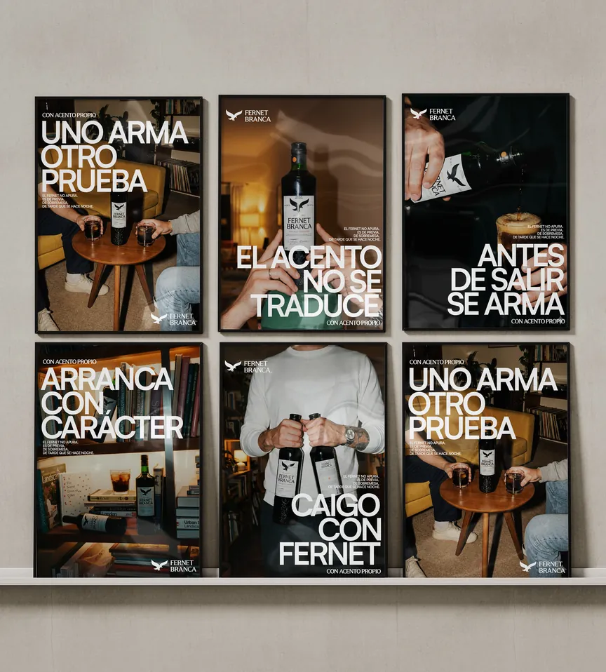 Fernet Branca — the poster wall