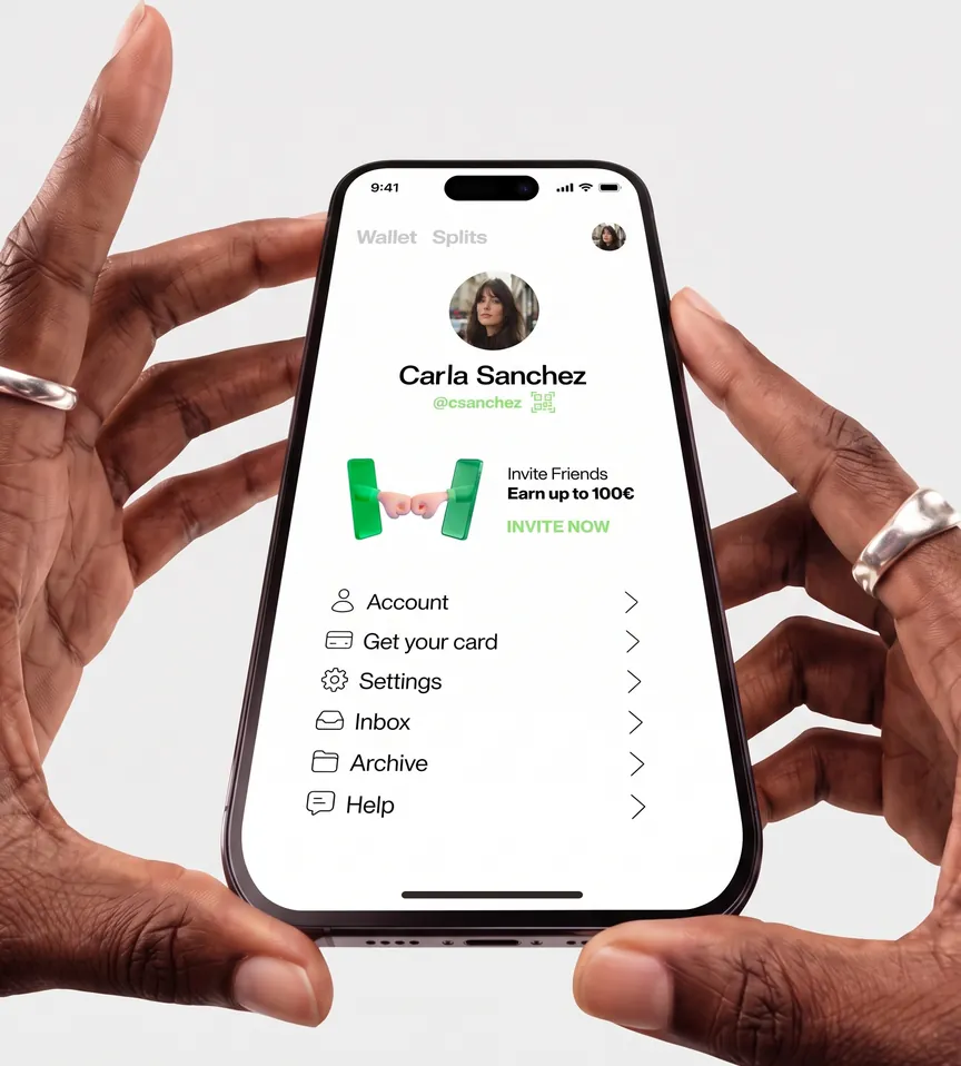 SplitWise — the balance view
